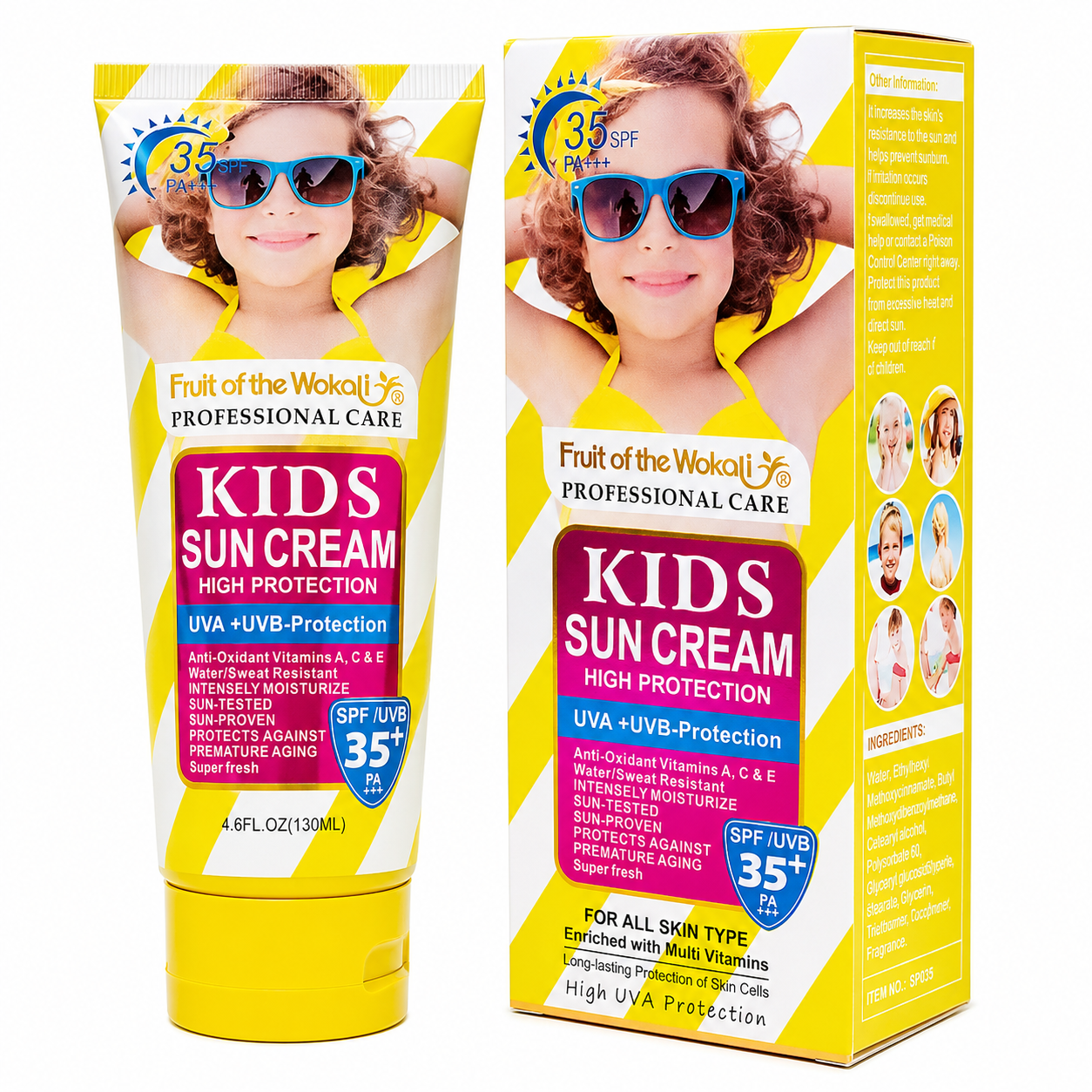 کرم ضد آفتاب  130 میلی گرمی SPF35